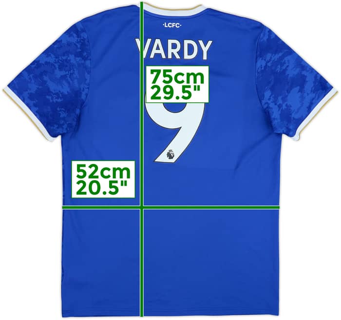 2021-22 Leicester Camiseta Titular Vardy #9 - 8/10 - (L)