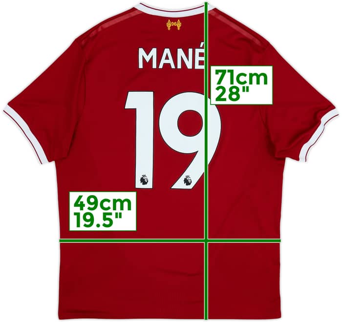 2017-18 Liverpool 125 Years Home Shirt Mane #19 - 8/10 - (L)