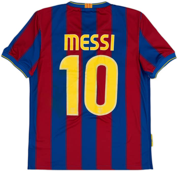 2009-10 Barcelona Home Shirt Messi #10 - 8/10 - (S)