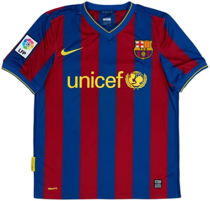 2009-10 Barcelona Home Shirt Messi #10 - 8/10 - (S)
