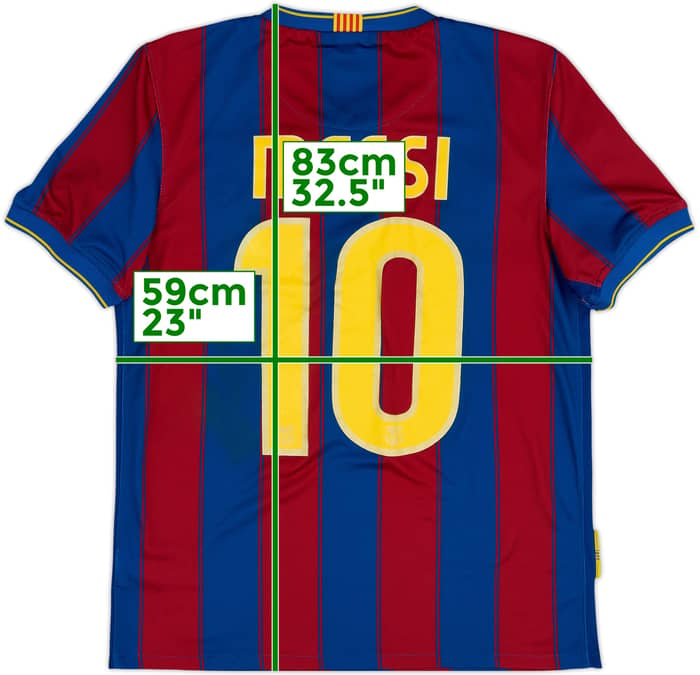 2009-10 Barcelona Home Shirt Messi #10 - 8/10 - (S)