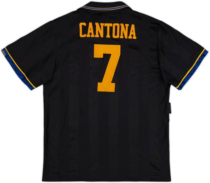 1993-95 Manchester United Away Shirt Cantona #7 - 8/10 - (L)