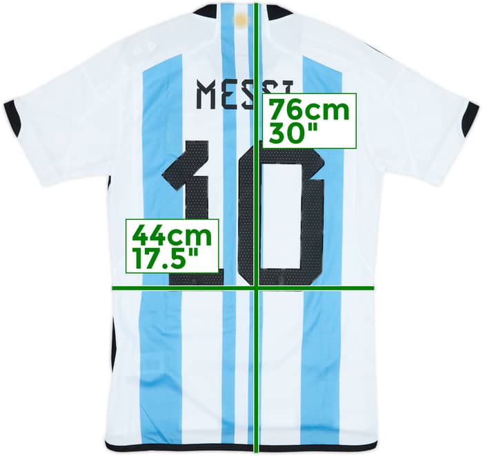 2022-23 Argentina Home 'vs France' Shirt Messi #10 (S)