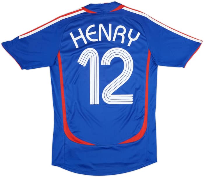 2006-07 France Home Shirt Henry #12 - 8/10 - (S)