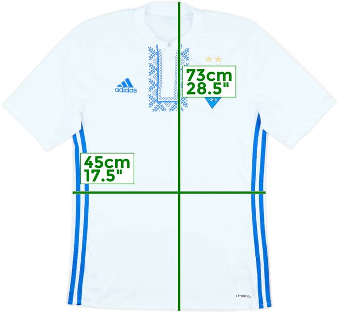 2016-18 Dynamo Kyiv Match Issue Home Shirt #5