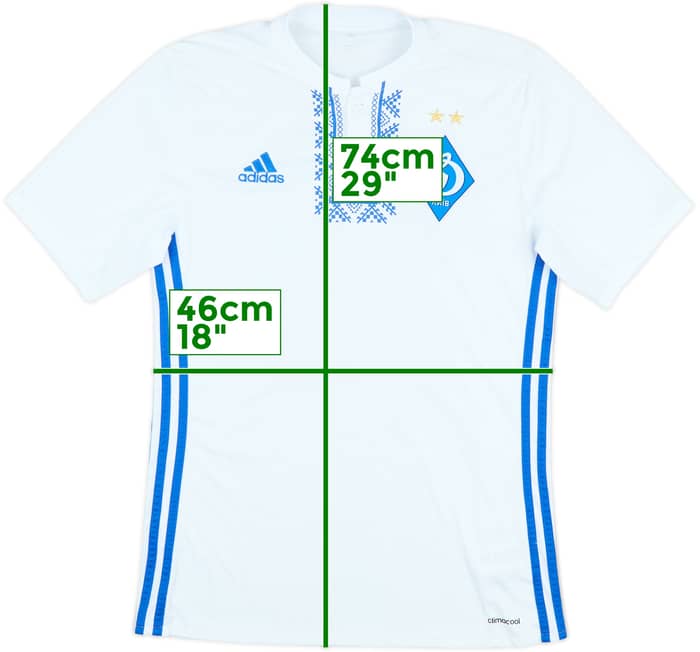 2016-18 Dynamo Kyiv Match Issue Home Shirt #18