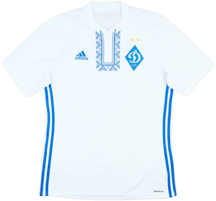 2016-18 Dynamo Kyiv Match Issue Home Shirt #2