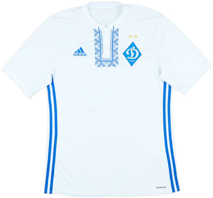 2016-18 Dynamo Kyiv Match Issue Home Shirt #16