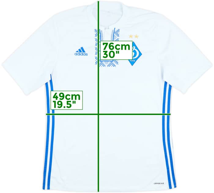 2016-18 Dynamo Kyiv Match Issue Home Shirt #6