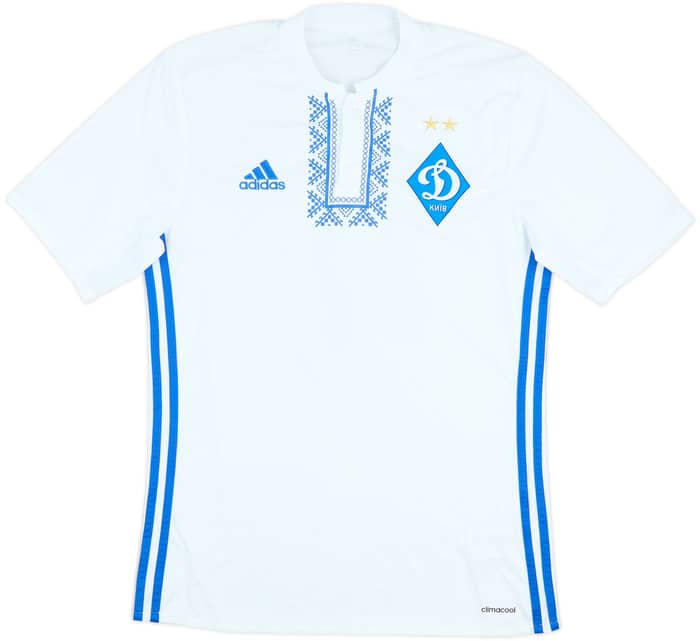 2016-18 Dynamo Kyiv Match Issue Home Shirt #4