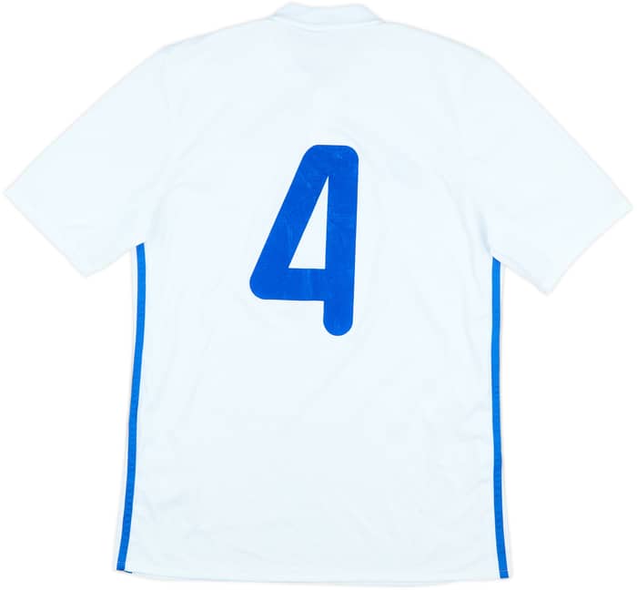 2016-18 Dynamo Kyiv Match Issue Home Shirt #4