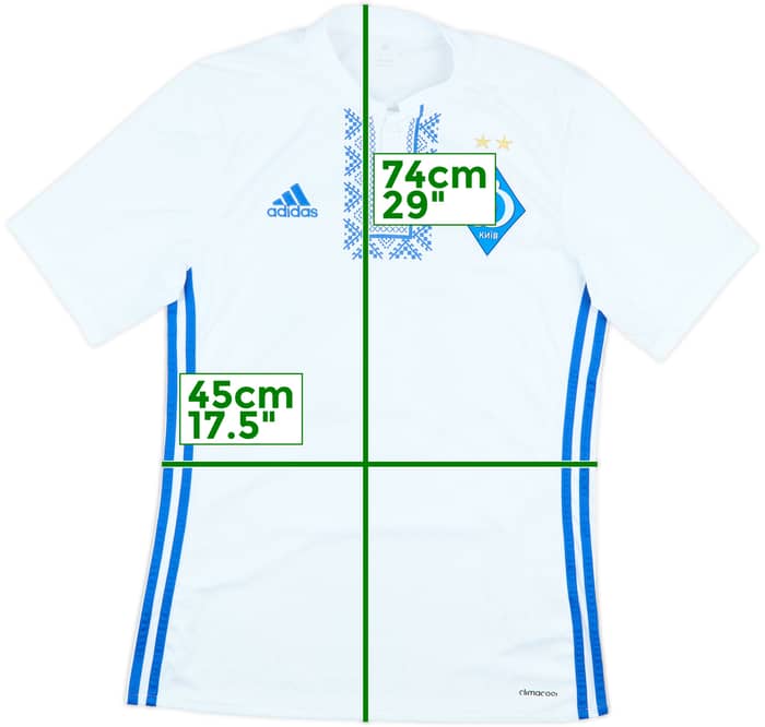 2016-18 Dynamo Kyiv Match Issue Home Shirt #13