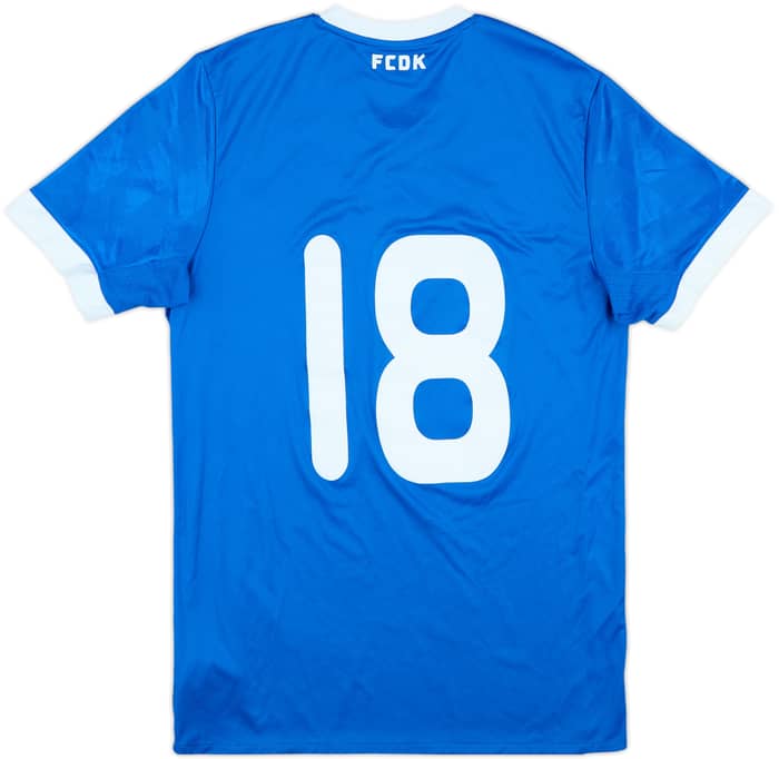 2017-18 Dynamo Kyiv Match Issue Away Shirt #18