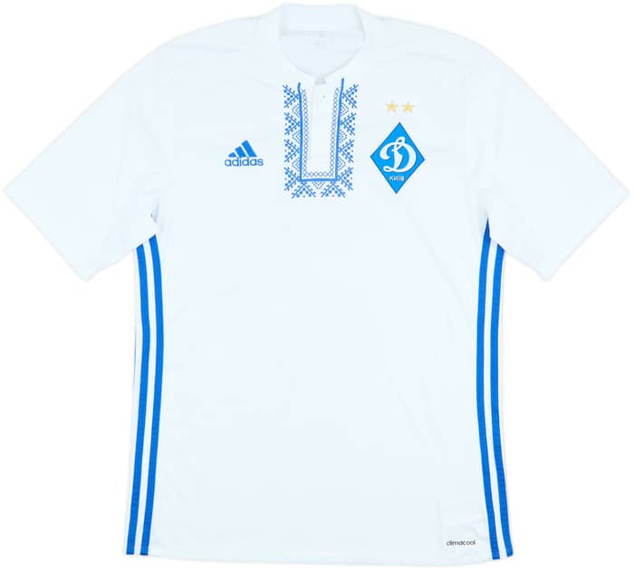 2016-18 Dynamo Kyiv Match Issue Home Shirt #3