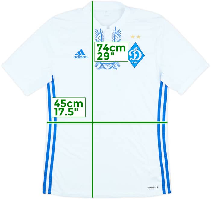2016-18 Dynamo Kyiv Match Issue Home Shirt #8