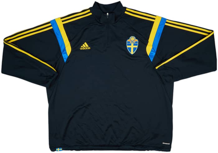 2014-15 Sweden adidas 1/4 Zip Drill Top - 8/10 - (3XL)