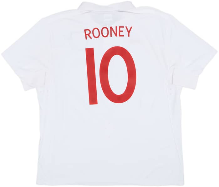 2009-10 England Home Shirt Rooney #10 - 8/10 - (3XL)
