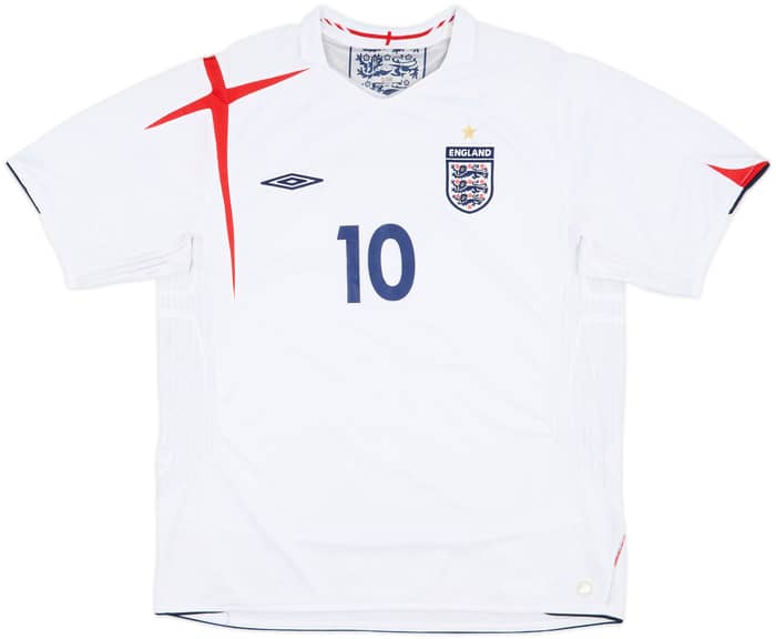 2005-07 England Home Shirt Owen #10 - 7/10 - (XL)