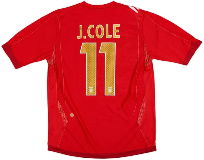 2006-08 England Away Shirt J.Cole #11 - 10/10 - (M)
