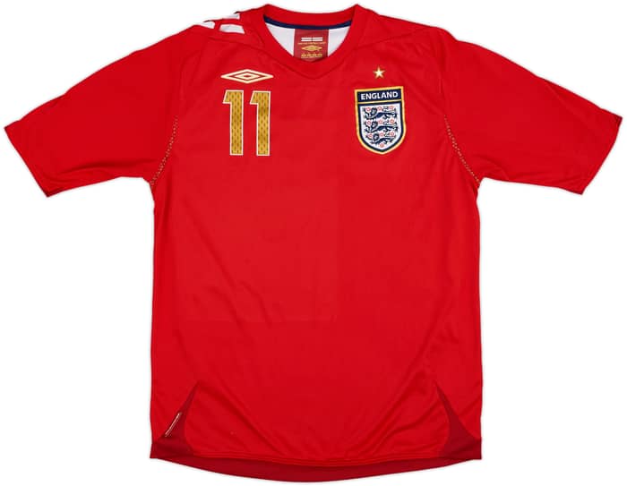 2006-08 England Away Shirt J.Cole #11 - 10/10 - (M)