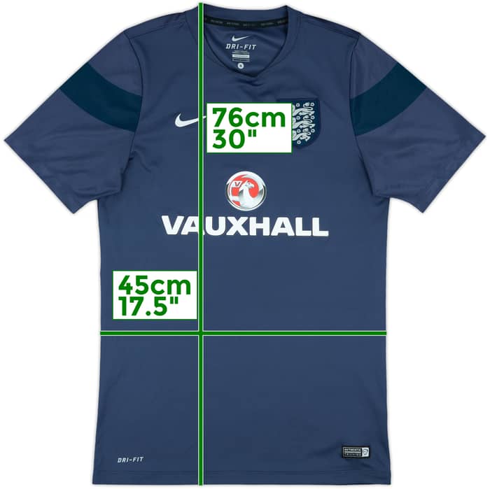 2014-15 England Nike Training Shirt - 8/10 - (S)
