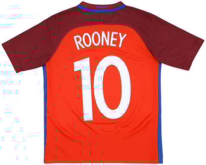 2016-17 England Away Shirt Rooney #10 - 8/10 - (XL.Boys)