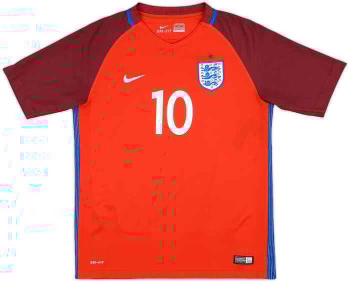 2016-17 England Away Shirt Rooney #10 - 8/10 - (XL.Boys)
