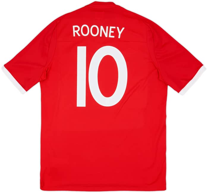 2010-11 England Away Shirt Rooney #10 - 8/10 - (L)
