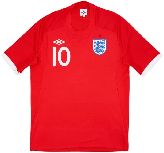 2010-11 England Away Shirt Rooney #10 - 8/10 - (L)