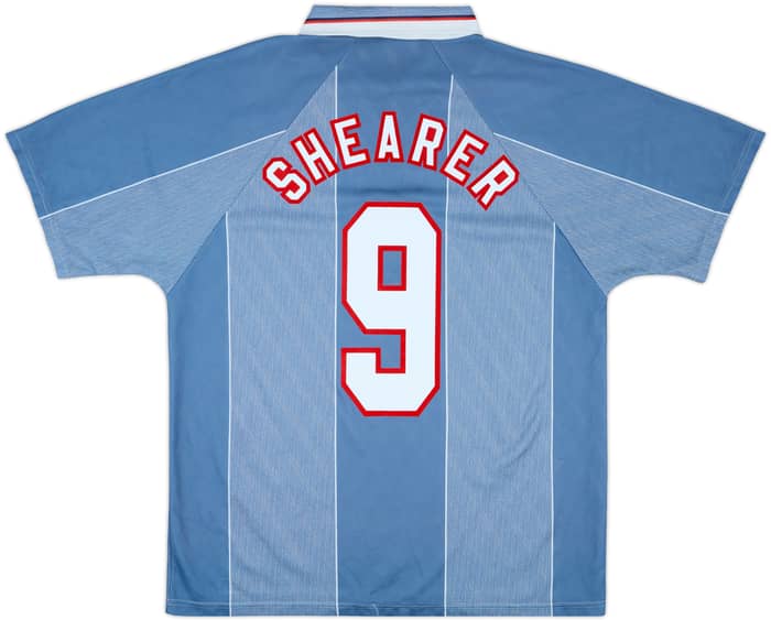 1996-97 England Away Shirt Shearer #9 - 6/10 - (L)