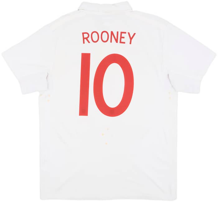 2009-10 England Home Shirt Rooney #10 - 6/10 - (L)