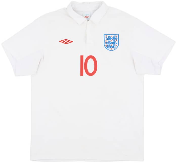 2009-10 England Home Shirt Rooney #10 - 6/10 - (L)