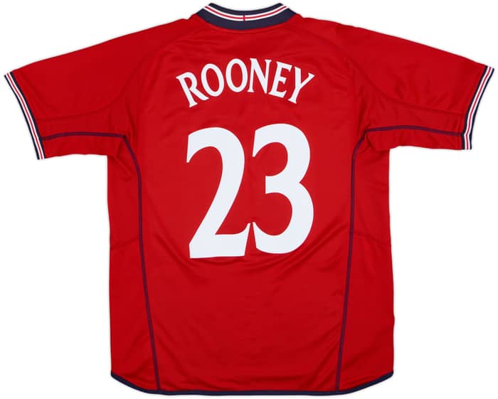 2002-04 England Away Shirt Rooney #23 - 7/10 - (M)