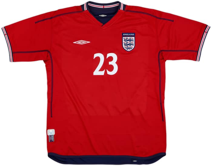 2002-04 England Away Shirt Rooney #23 - 7/10 - (M)