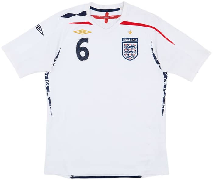 2007-09 England Home Shirt Terry #6 - 5/10 - (M)