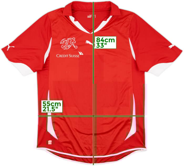 2010-11 Switzerland Home Shirt - 9/10 - (L)