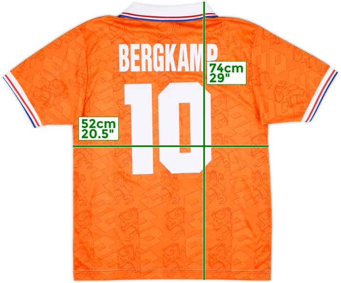 1994 Netherlands Home Shirt Bergkamp #10 - 9/10 - (L)