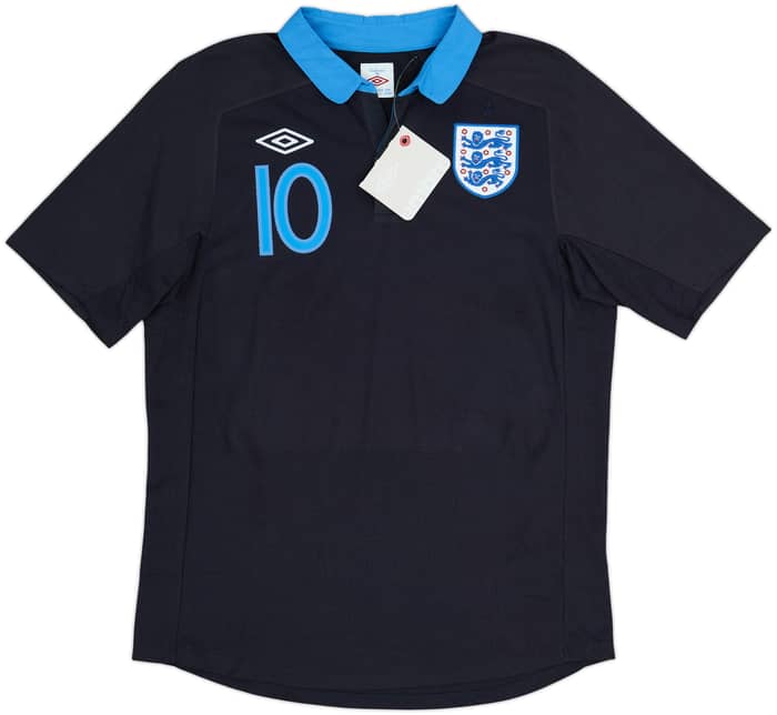 2011-12 England Away Shirt Rooney #10 (L)