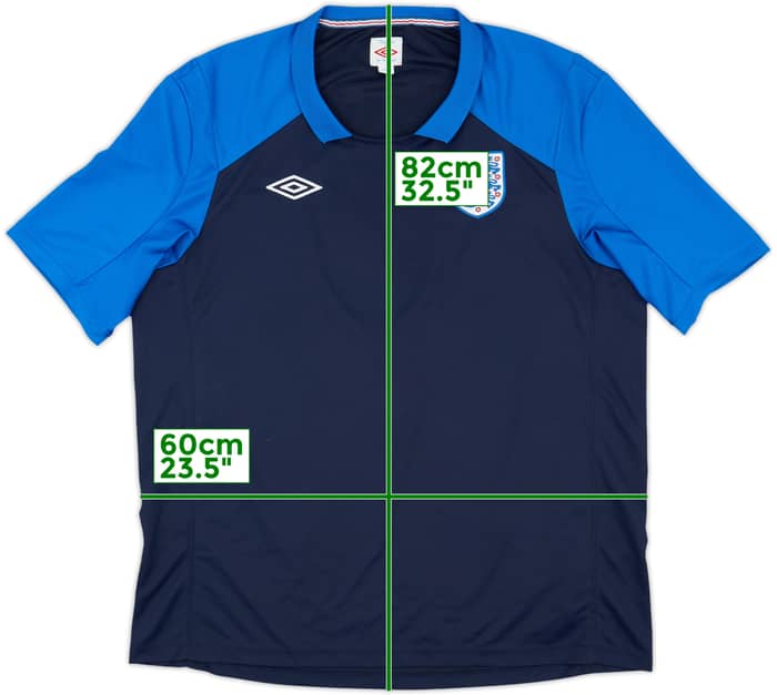 2010-11 England Umbro Training Shirt - 9/10 - (XXL)