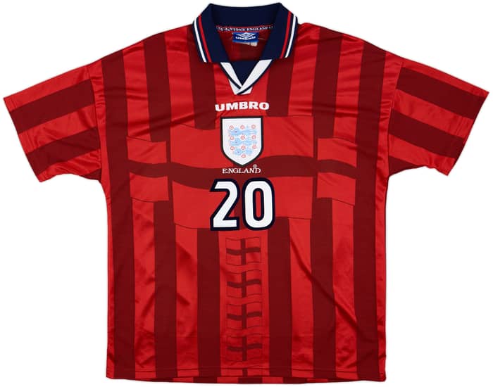 1997-99 England Away Shirt Owen #20 - 9/10 - (L)