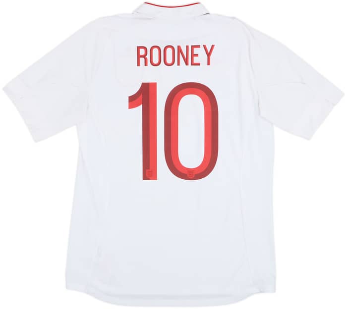 2012-13 England Home Shirt Rooney #10 - 5/10 - (L)