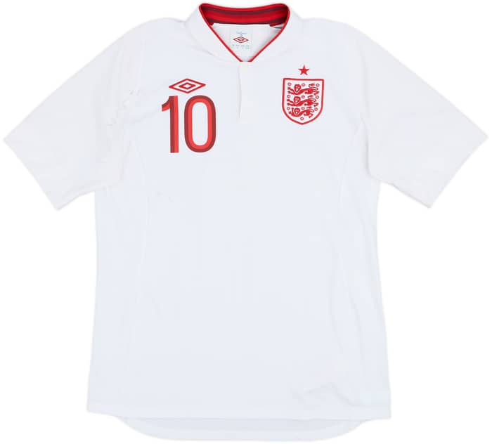 2012-13 England Home Shirt Rooney #10 - 5/10 - (L)