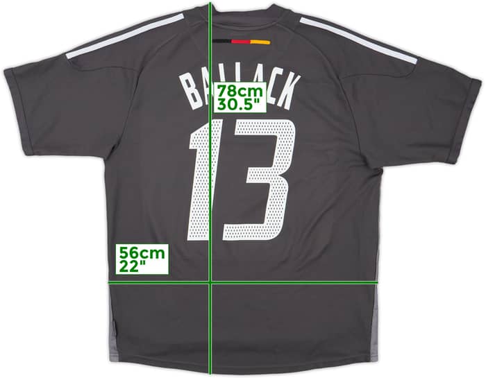 2002-04 Germany Away Shirt Ballack #13 - 9/10 - (L)