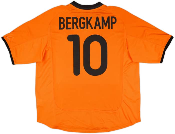 2000-02 Netherlands Home Shirt Bergkamp #10 - 9/10 - (XXL)
