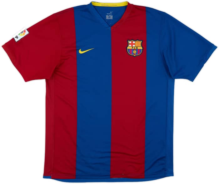 2006-07 Barcelona Home Shirt Messi #19 - 8/10 - (L)
