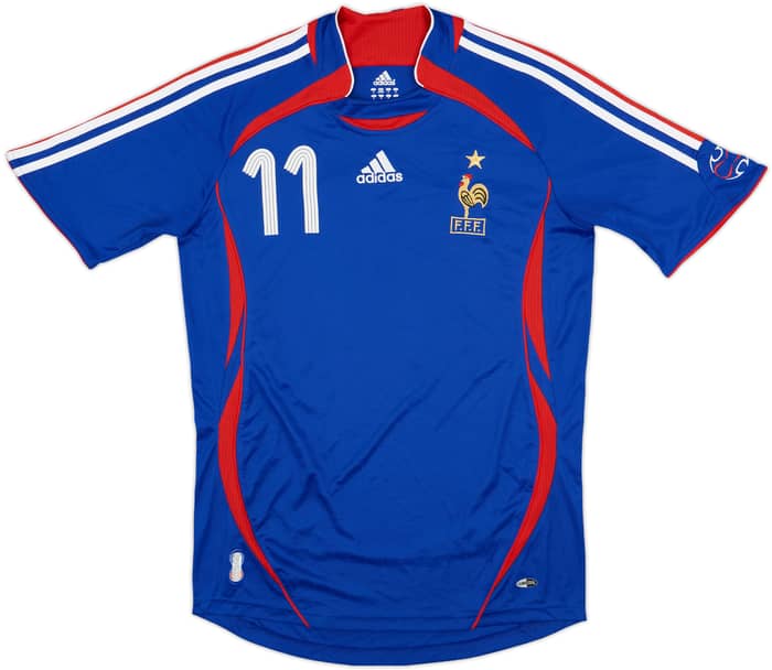 2006-07 France Home Shirt Nasri #11 - 8/10 - (S)