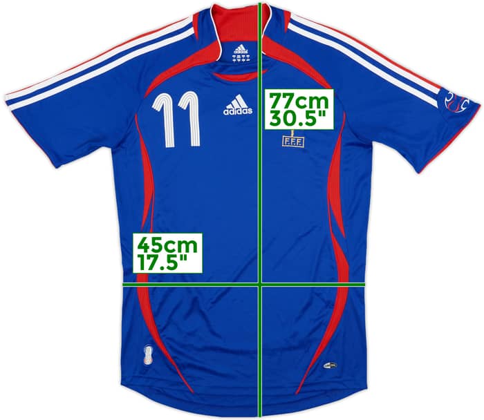 2006-07 France Home Shirt Nasri #11 - 8/10 - (S)