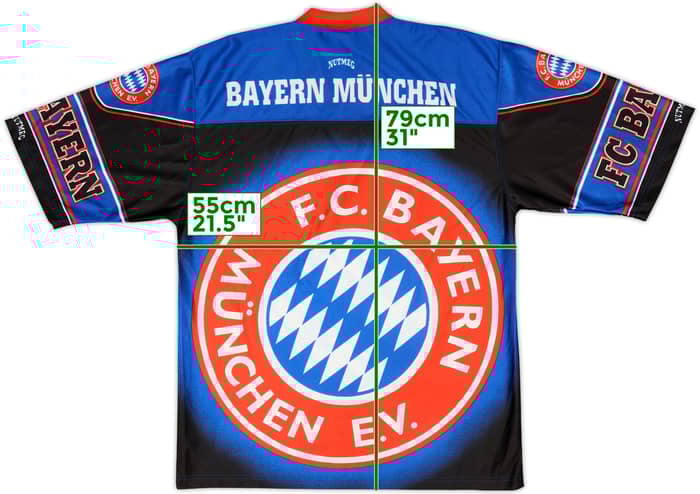 1990s Bayern Munich Nutmeg Graphic Shirt - 9/10 - (M)