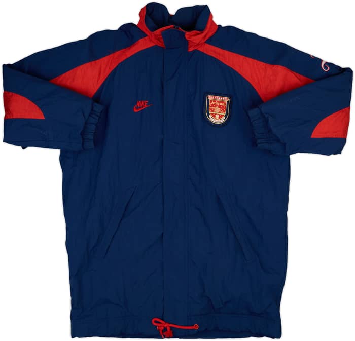 1994-96 Arsenal Nike Padded Bench Coat - 8/10 - (M)