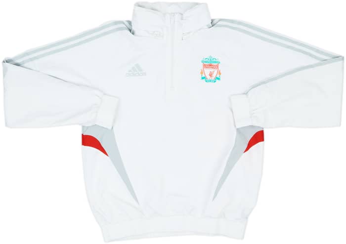 2008-09 Liverpool adidas Hooded Rain Jacket - 8/10 - (S)